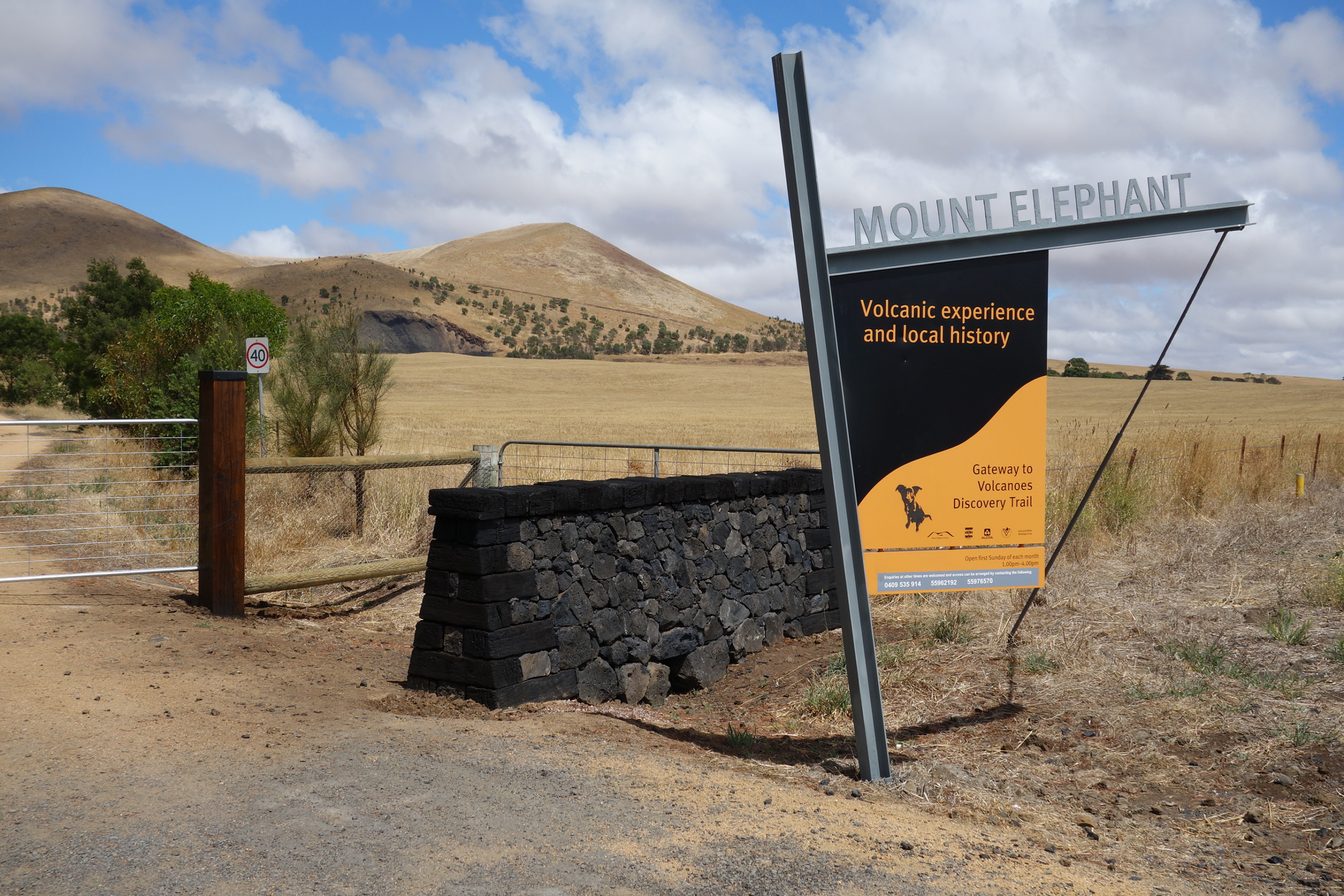 A volcano of their very own: Mount Elephant
